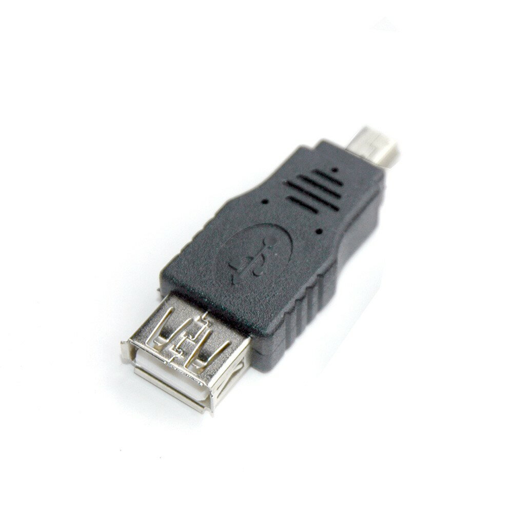 fujiei 迷你型 USB2.0 USB A母-迷你5PIN轉接頭