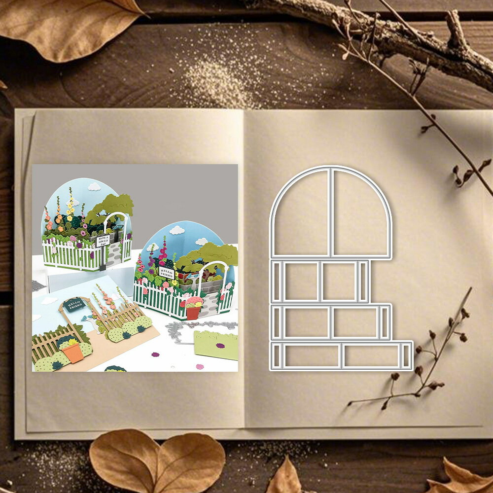 scrapbook拱門金屬碳鋼刀模手帳卡片製作cutting die壓花蝕刻刀模