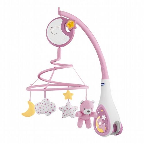 Chicco 多功能床頭古典音樂鈴(粉紅)★衛立兒生活館★8058664089789