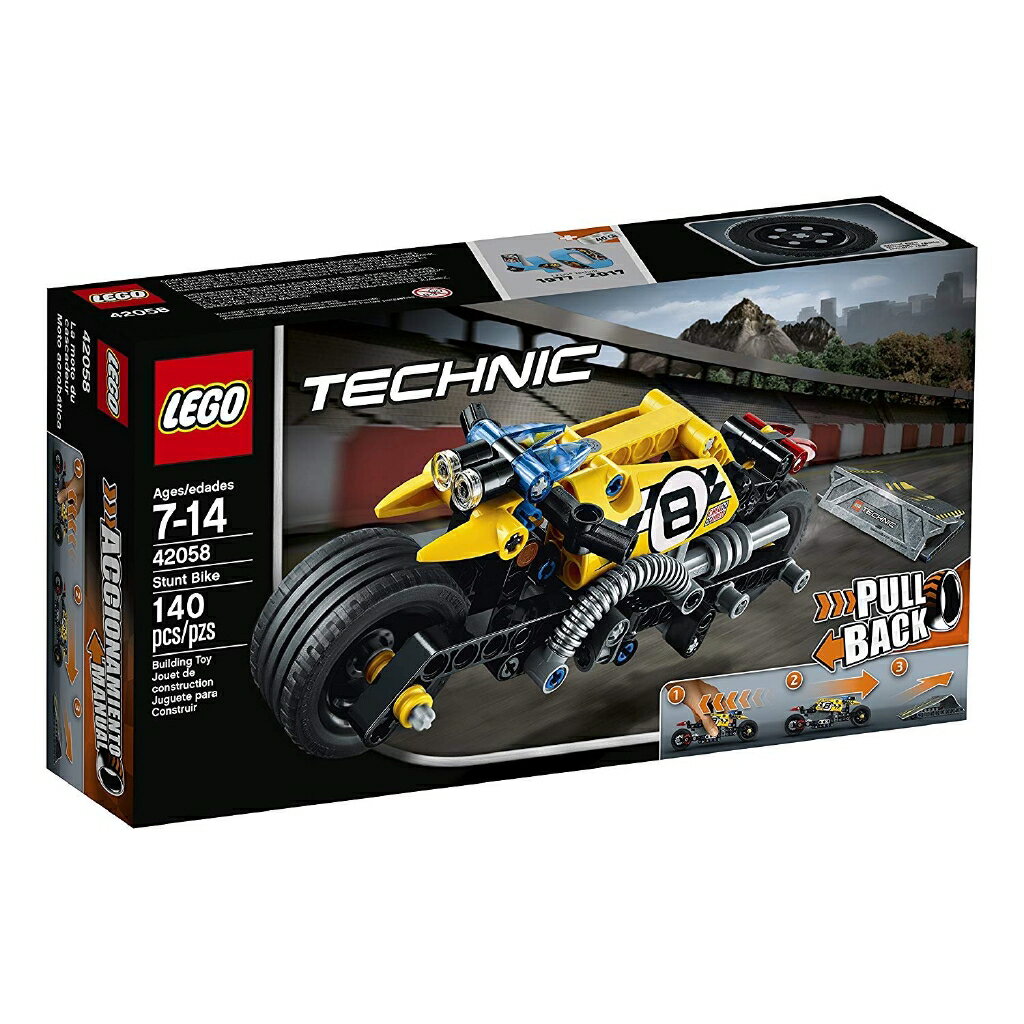 LEGO 樂高 TECHNIC 科技系列 Stunt Bike 特技摩托車 42058