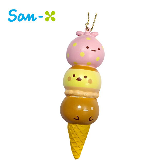 【日本正版】角落生物 冰淇淋 捏捏吊飾 捏捏樂 軟軟 Squishy 角落小夥伴 San-X - 627230