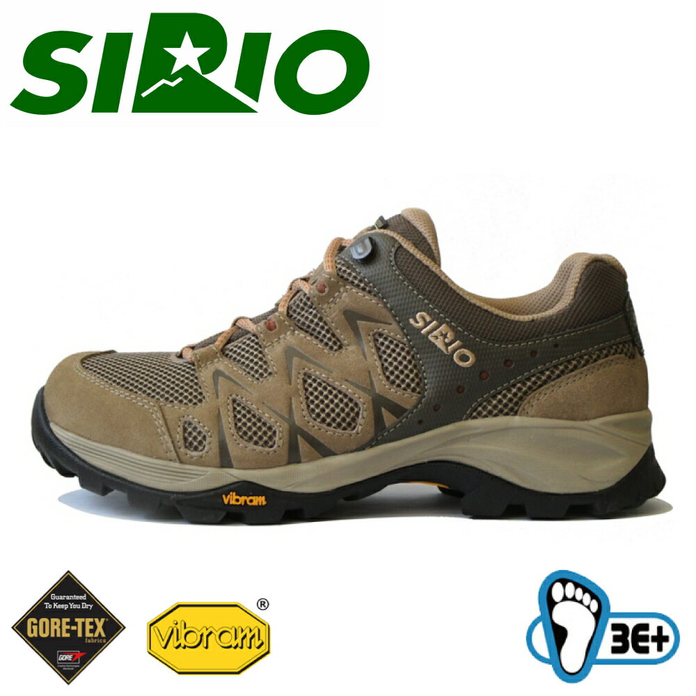【SIRIO 日本 GORE-TEX短筒登山鞋《棕》】PF116/健行/登山鞋/休閒鞋/運動鞋/非Merrell