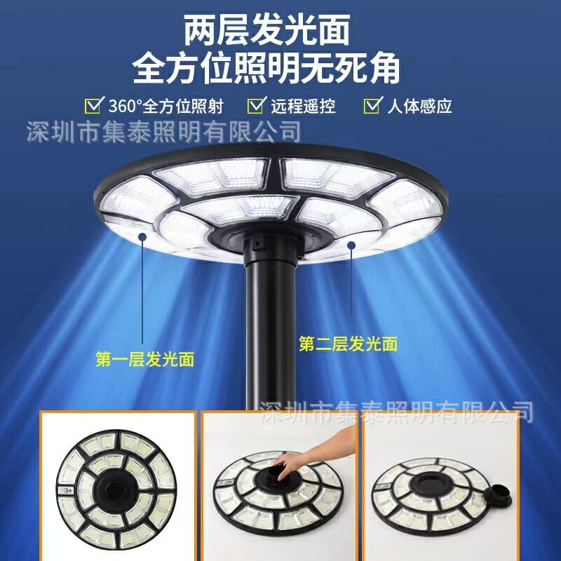 新款太陽能 LED戶外燈 太陽能路燈 太陽能感應燈庭院燈 感應燈 探照燈