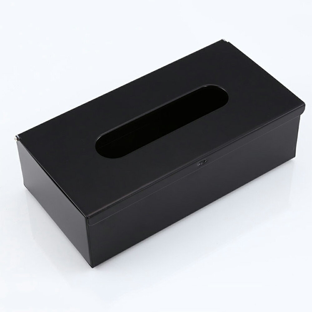 ESH77BK 不銹鋼黑色面紙盒 金屬衛生紙盒 浴室廚房收納