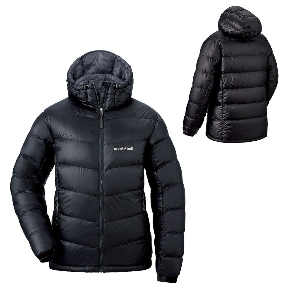 【【蘋果戶外】】mont-bell 1101408 BK 黑【800FP】女 Alpine Down Parka 防風防潑水羽絨外套
