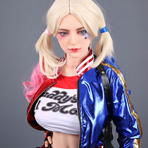 贈全套衣服*COS小丑女．全實體矽膠不銹鋼變形骨骼娃娃 突擊隊真人版(大胸版)【本商品含有兒少不宜內容】