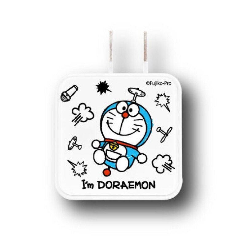 【震撼精品百貨】哆啦A夢 DORAEMON ~哆啦A夢 USB 雙孔急速充電*05942