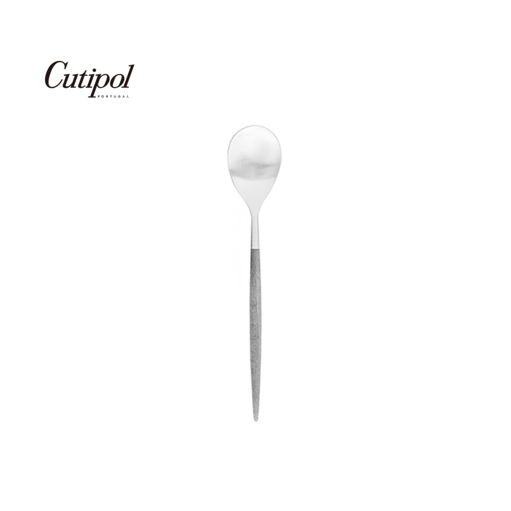 葡萄牙 Cutipol MIO系列個人餐具-12cm咖啡匙 (灰銀)