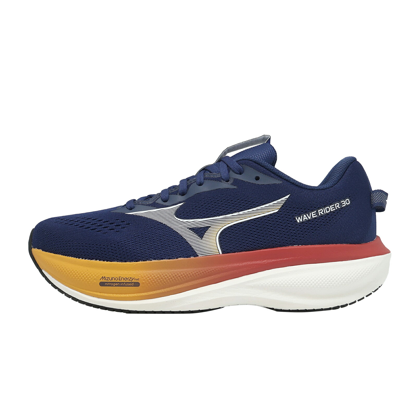 Mizuno 美津濃 慢跑鞋 Wave Rider 30 超寬楦 男鞋 藍 緩震 運動鞋J1GM2621-54