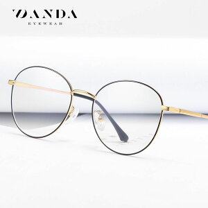 新款防藍光眼鏡男女通用電腦鏡1918金屬復古眼鏡架一件代發419