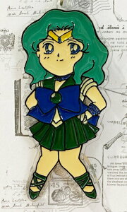 【震撼精品百貨】美少女戰士 Sailormoon 美少女戰士鑰匙圈/吊飾-綠立體#11940 震撼日式精品百貨