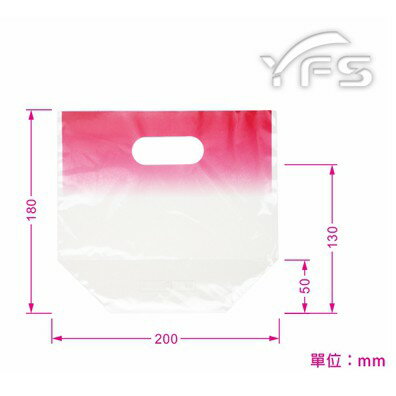 B2018手提蔬果袋(雲龍赤) (提袋/手提塑膠袋/包裝袋/點心袋/水果袋)【裕發興包裝】CP786148