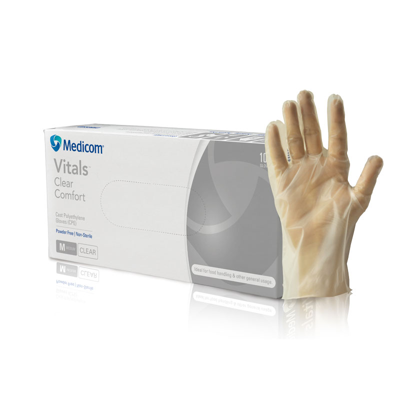 《Medicom》CPE無粉手套 CPE Glove, Powder-Free