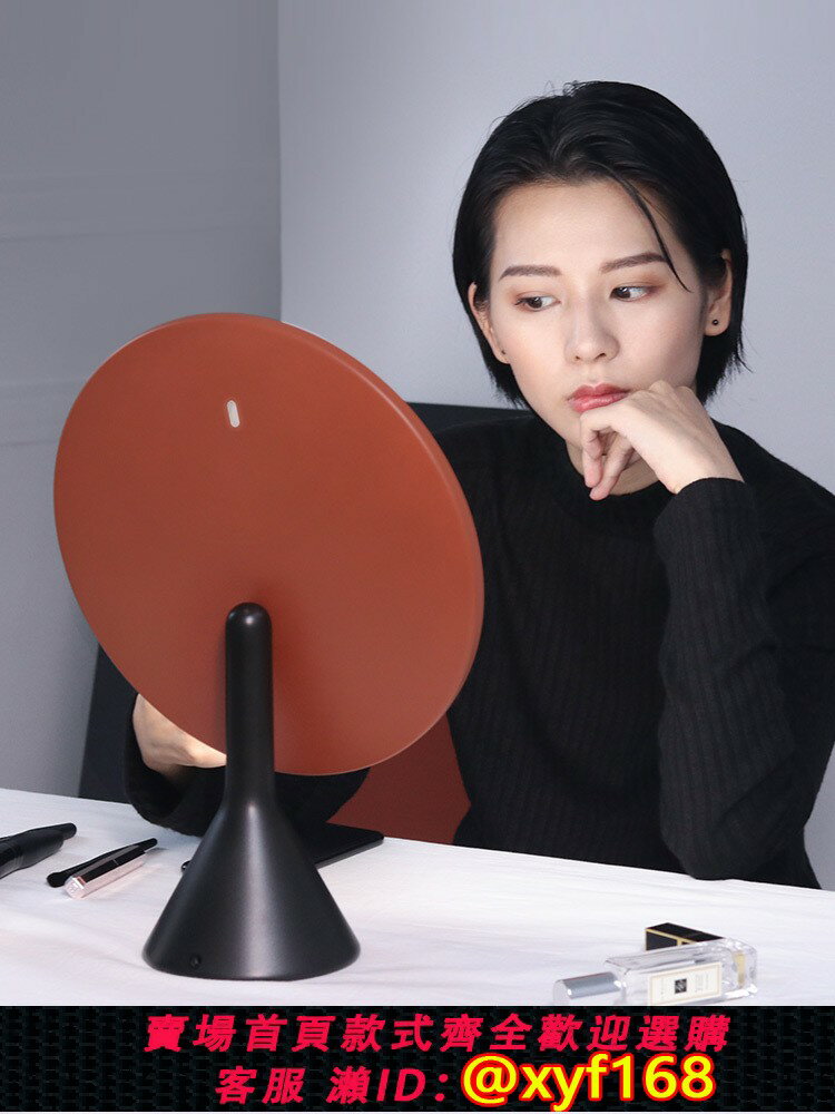 {可打統編 最低價}MUID化妝鏡燈臺式桌面鏡子梳妝臺化妝燈led補光美妝鏡化妝專用燈