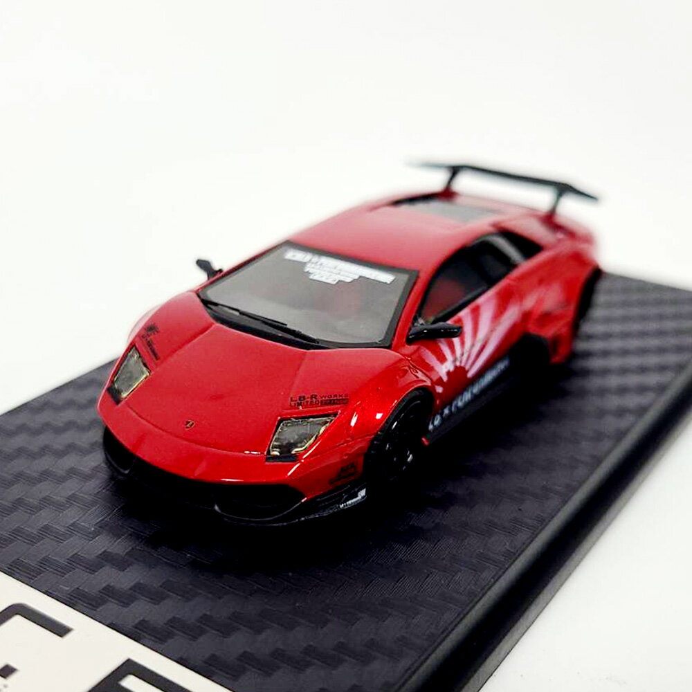 M.C.E. 1/64 模型車 Lamborghini 藍寶堅尼 LP640 MCE640001D 珠光紅