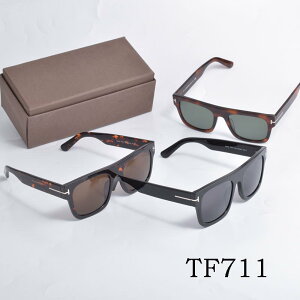 復古TOM墨鏡福特TF711板材偏光太陽鏡大方粗框直播眼鏡
