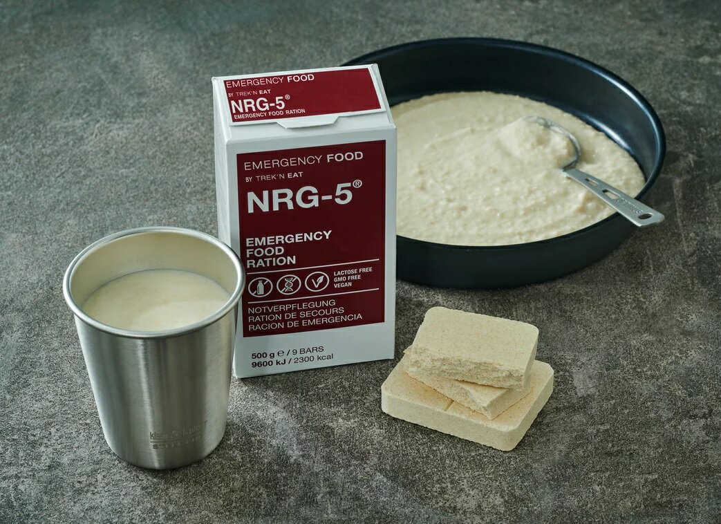 純素食防災20年保存 NRG-5 德國戰備口糧500公克