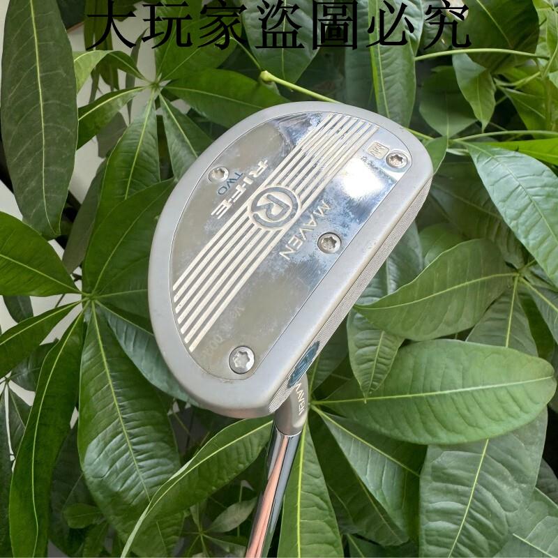 二手Rife高爾夫推桿小半圓8成新桿身握把剛換34寸T字瞄準線