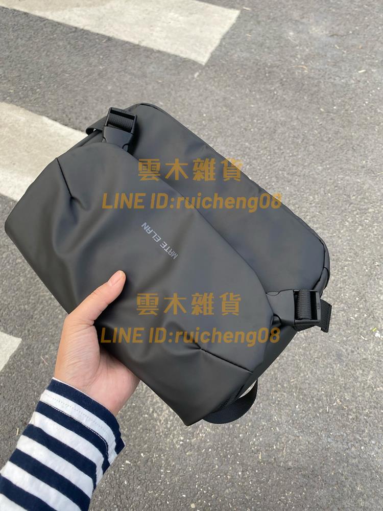小眾設計郵差包日系潮牌牛津布大容量工裝單肩斜挎包百搭【雲木雜貨】