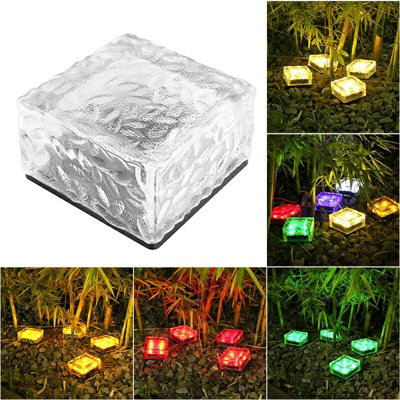 太陽能冰磚燈 地磚燈 太陽能燈 燈具 戶外燈 裝飾燈 LED燈 感應燈 LED燈 庭院燈 草坪燈 氛圍燈