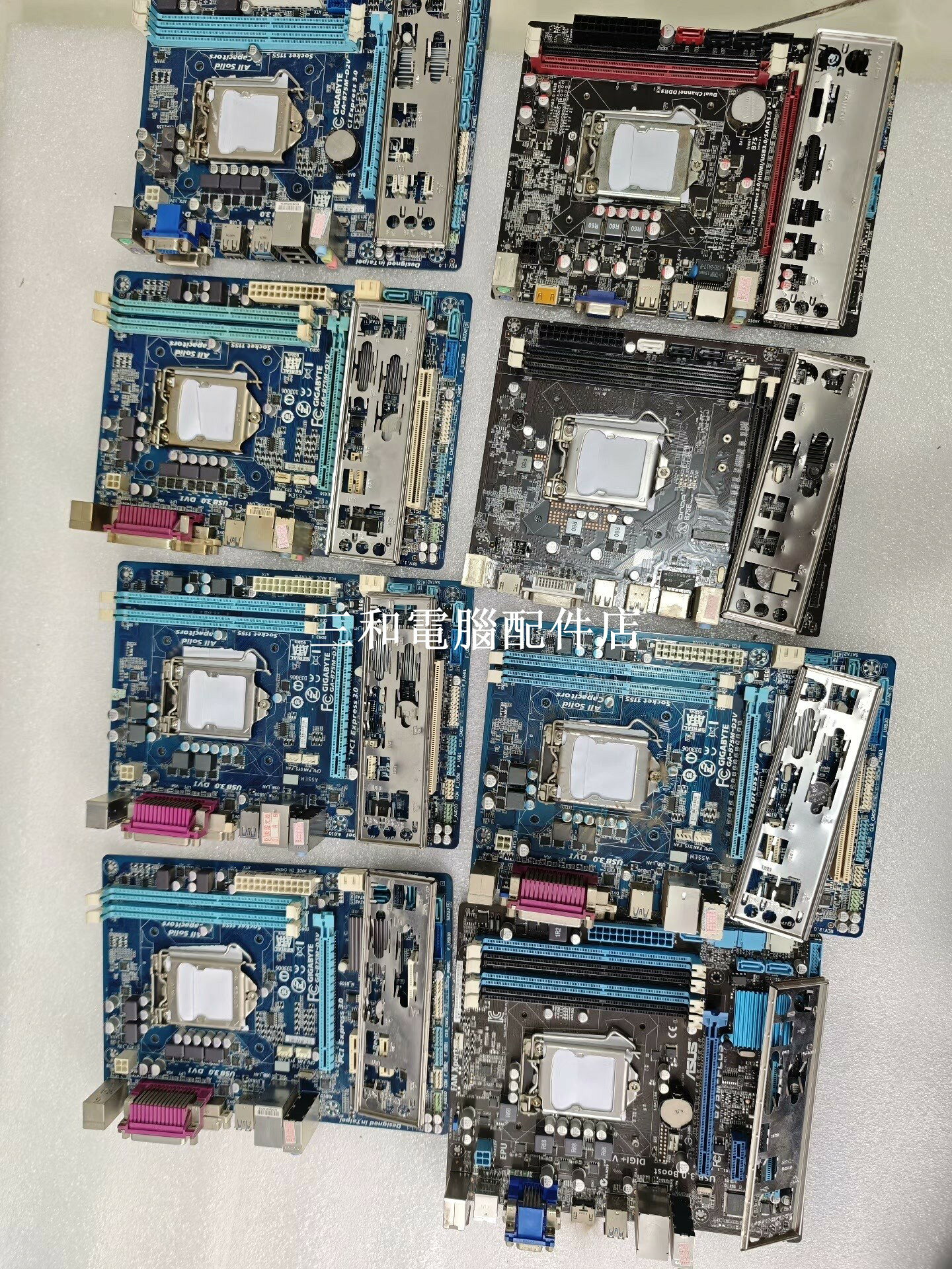 技嘉 七彩虹 昂達 B75 主機板 拆機測試如圖 全新成色 適合DIY 組裝 電腦愛好者 必看