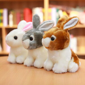 公仔 兔子毛絨玩具韓國可愛仿真兔兔公仔小白兔玩偶少女心娃娃小號女生 開發票免運