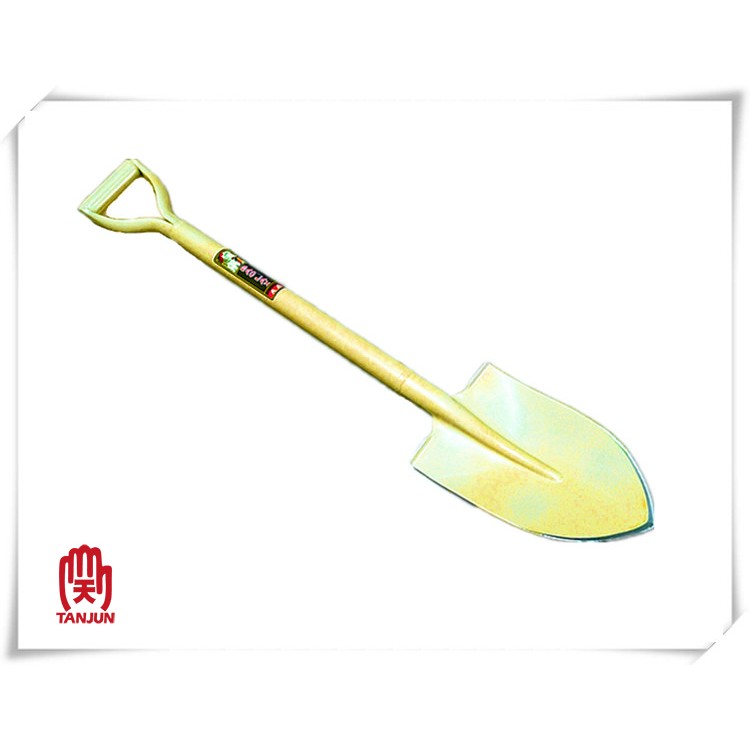園藝手工具 寶來 aa 鐵柄窄尖鏟 [天掌五金]