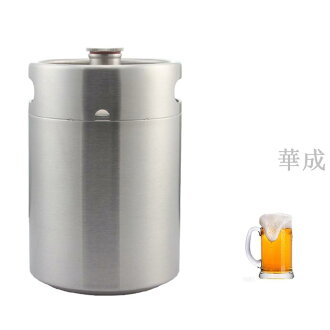 啤酒桶 釀酒桶 密封桶 5L精釀自釀啤酒桶304不鏽鋼扎啤桶二發桶酒廠配送螺紋蓋耐壓酒壺 | 華成 | 樂天市場Rakuten