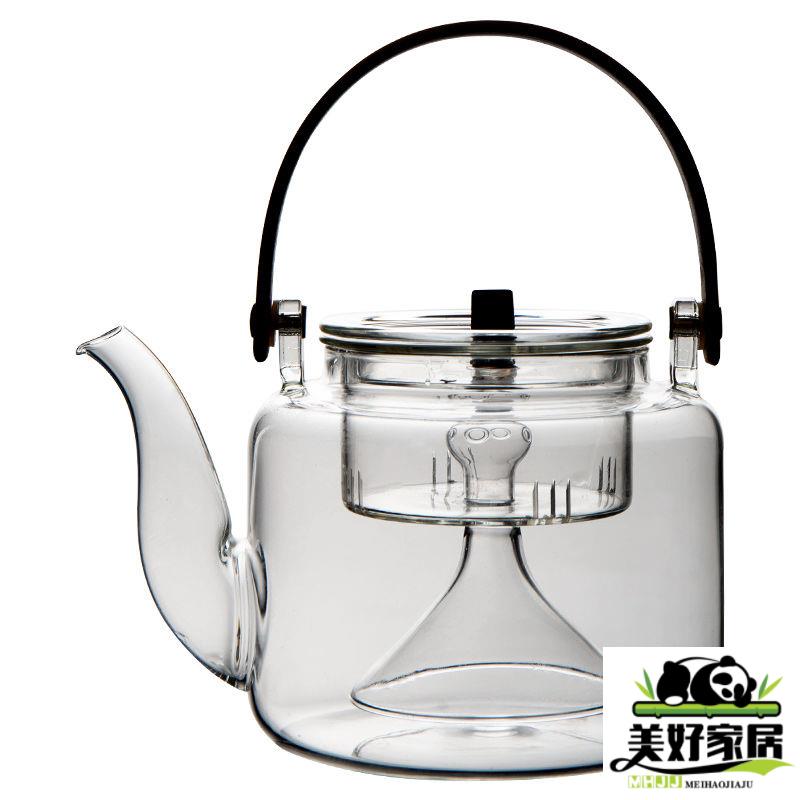 【良品舎】全館免運 開發票 保售後 茶具 茶壺 煮茶器泡茶玻璃煮茶壺電陶爐燒水壺茶具白茶家用耐高溫蒸汽煮茶爐