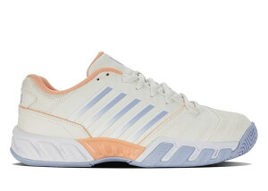 【K-SWISS】 女款基礎網球鞋 Bigshot Light 4 白/粉 橘 96989-189