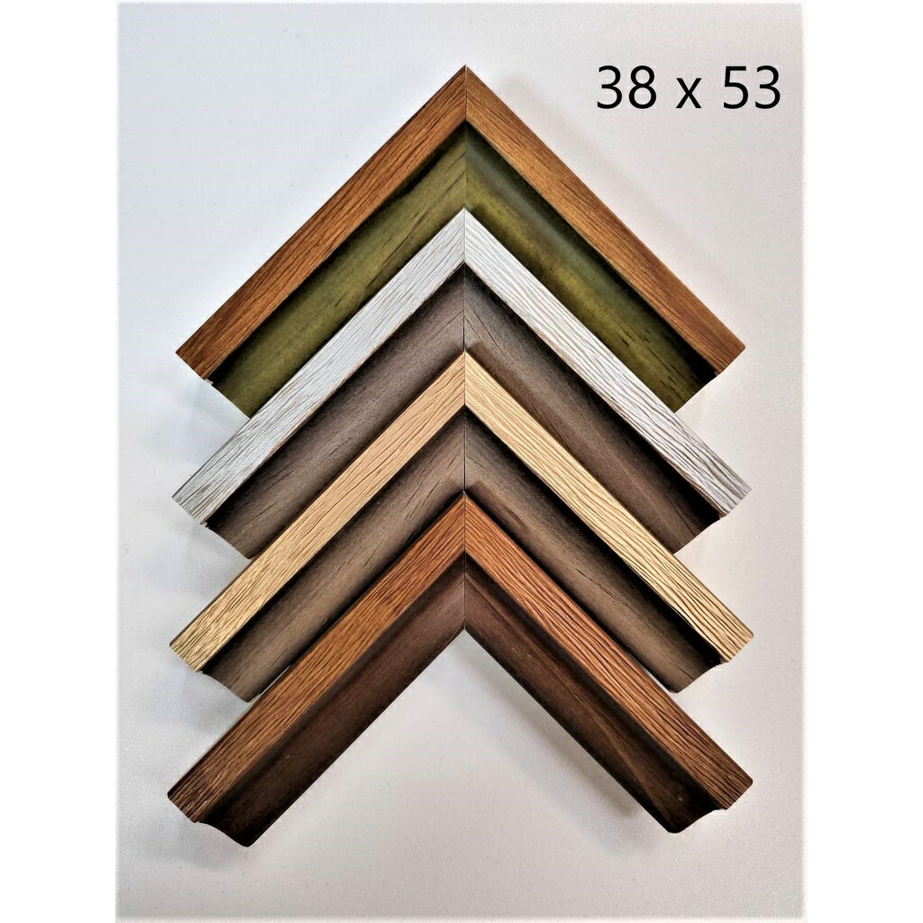 拼圖框 - 臺灣製234優質雙色木框 (適用作品尺寸：38 x 53公分)(520片)