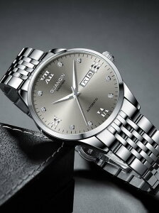 新款手錶男鏤空機械錶全自動時尚商務精鋼帶防水夜光男士腕錶 全館免運