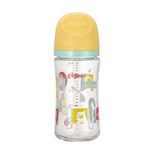 貝親 Pigeon第三代母乳實感玻璃奶瓶240ml(彩繪款)( P808010G動物園) 544元