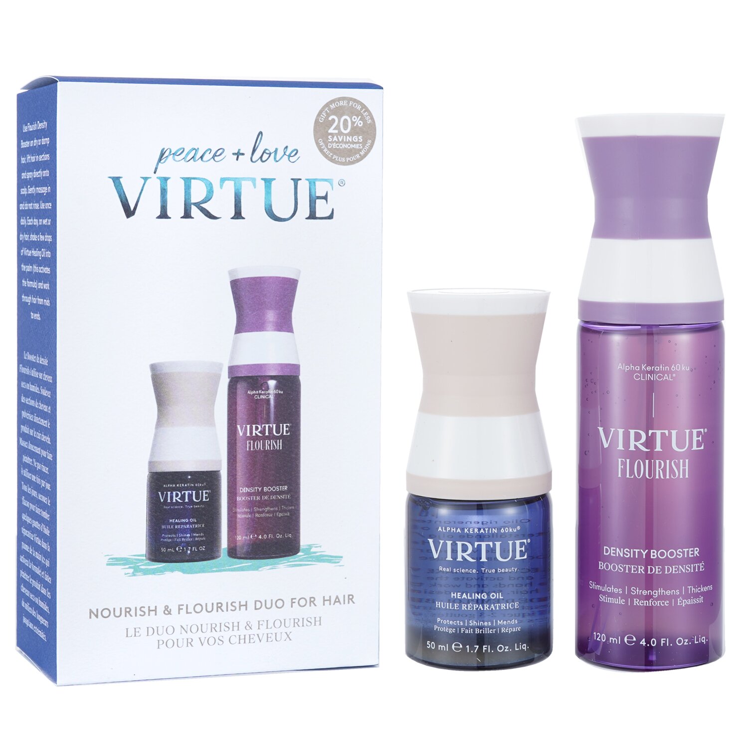 Virtue - Nourish & Flourish 雙重護髮套裝