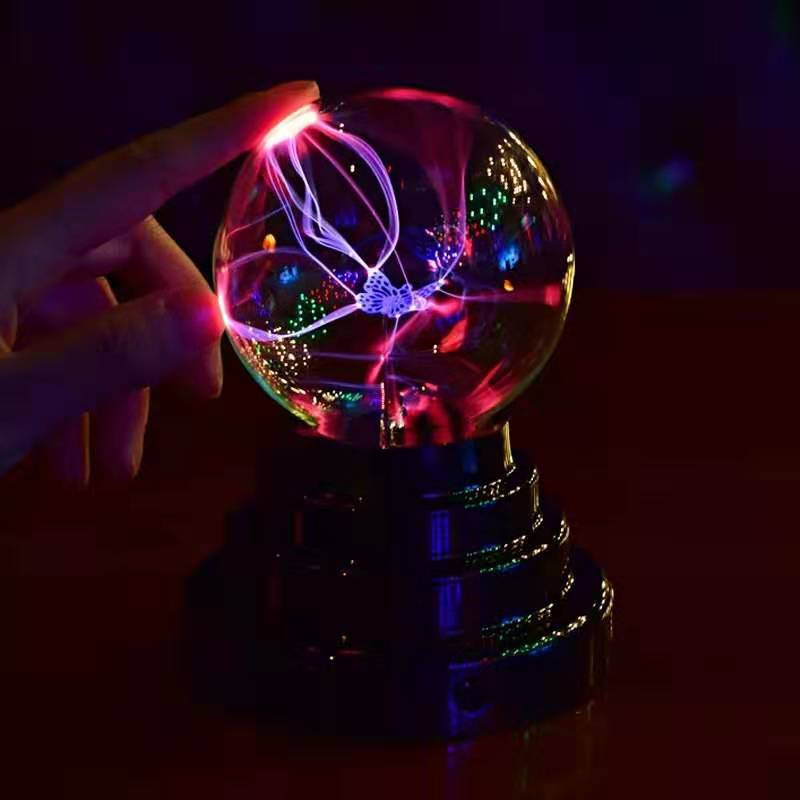 兒童節送男生日禮物玻璃水晶球魔法離子球靜電感應球創意科技擺件| 協貿