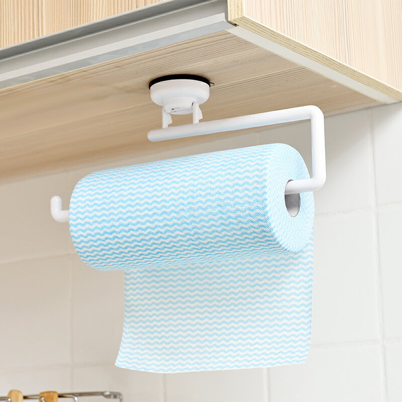 SPSAUCE吸盤紙巾架廚房用紙架衛浴吸壁掛架毛巾架免釘卷紙架