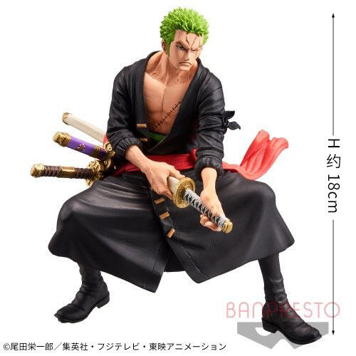 海賊王 日版 金證 景品 藝術王者 索隆 和之國 2 黑衣 1