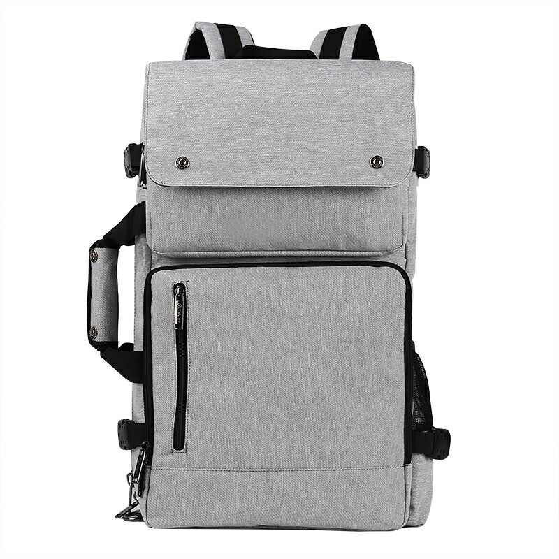 背包 商務旅行背包男大容量17寸電腦雙肩包時尚多功能旅行手提行李包男 交換禮物