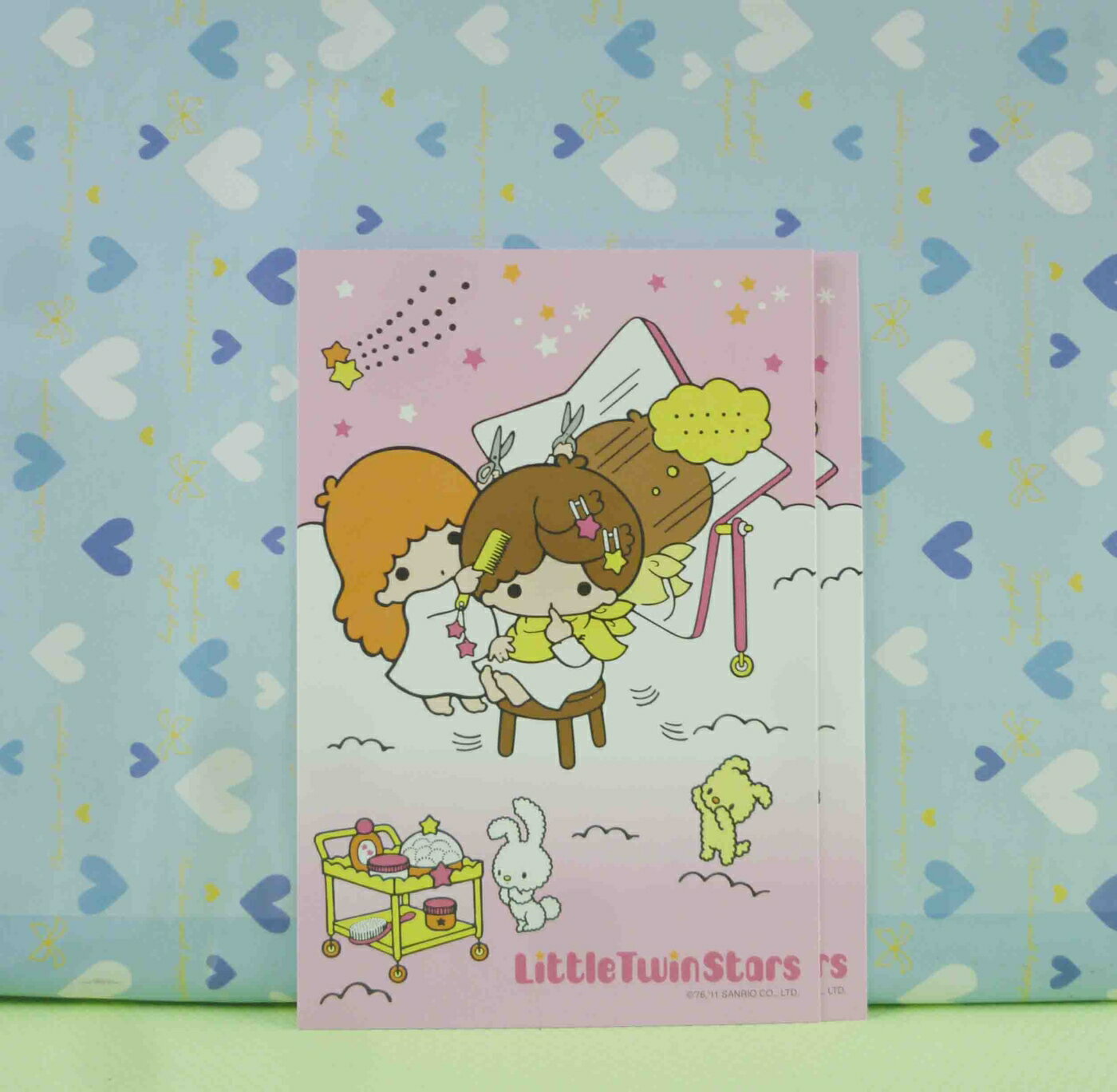 【震撼精品百貨】Hello Kitty 凱蒂貓 明信片(2入)-剪髮 震撼日式精品百貨