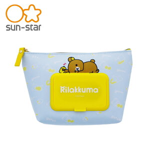 【日本正版】seepo 拉拉熊 濕紙巾收納包 附濕紙巾蓋 化妝包 收納包 懶懶熊 Rilakkuma sun-star 660042