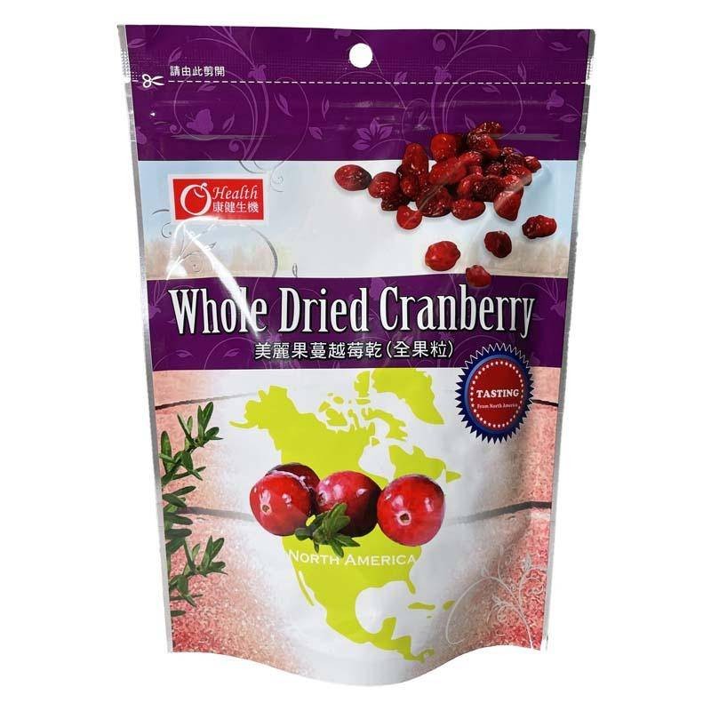 康健生機 美麗果蔓越莓乾200公克/包(全果粒) 買一送一 特惠中