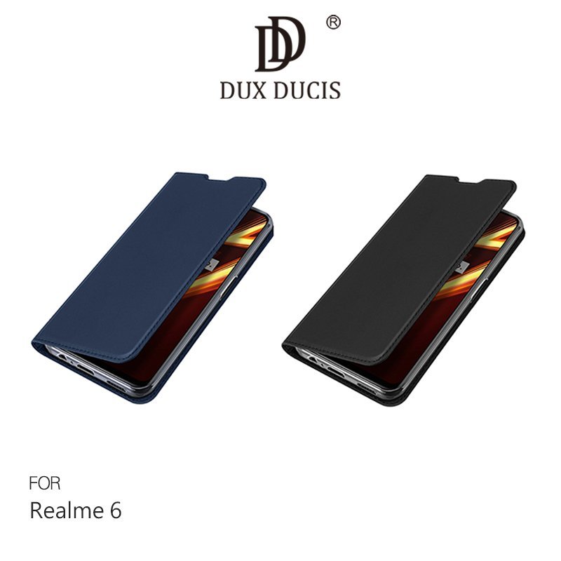 【APP4%點數】DUX DUCIS Realme 6 SKIN Pro 皮套 可立支架