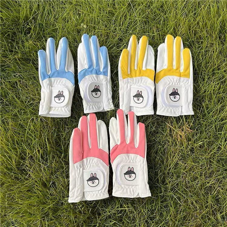 兒童高爾夫球手套可水洗防滑耐磨透氣 男女童 超纖布手套 一雙Golf Gloves Kids