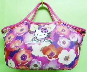 【震撼精品百貨】Hello Kitty 凱蒂貓 手提袋 彩色海葵 震撼日式精品百貨