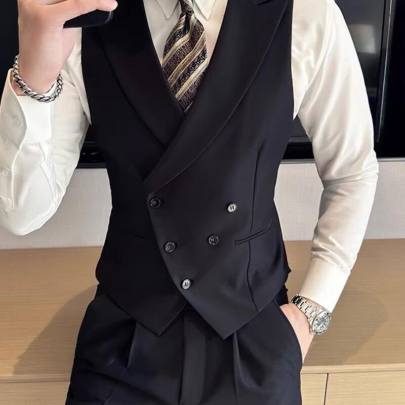 男生面試服裝穿著西裝推薦到【店鋪熱銷】高檔西裝休閑男士馬甲褲子套裝休閑扣英倫伴郎兄弟結婚商務戧駁領就在吉宅良品推薦男生面試服裝穿著西裝