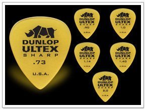 全新款 Dunlop ULTEX SHARP 木吉他/民謠吉他/電吉他/電貝斯 Bass Pick 彈片【唐尼樂器】