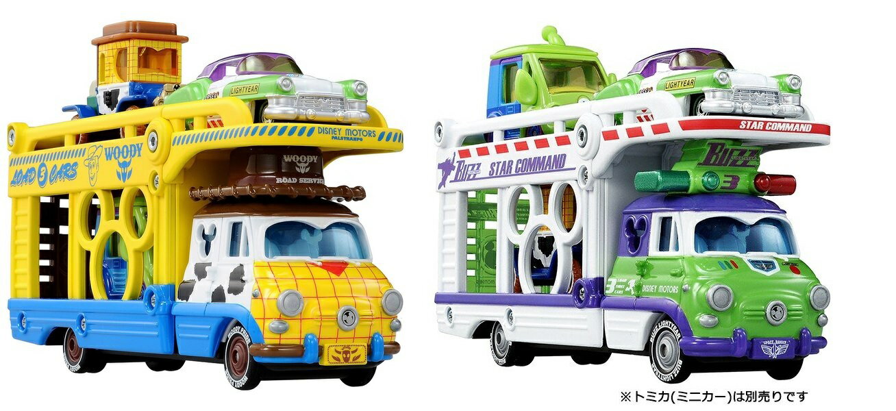 大賀屋 日貨 胡迪 巴斯光年 運輸車 Tomica 多美 收納車 多美小汽車 合金車 玩具車 正版 L00011607