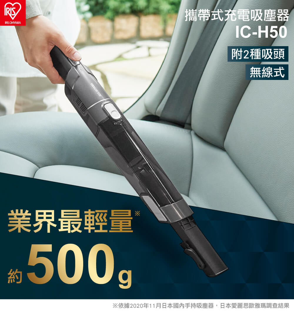 IRIS 攜帶式充電吸塵器