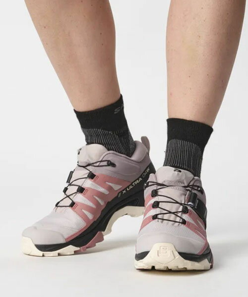 専用 K2 SALOMON 146cm レディースボード 送料無料 Salomon 女X ULTRA 4 GTX 低筒登山鞋L47454000【野外營】灰/酒紅