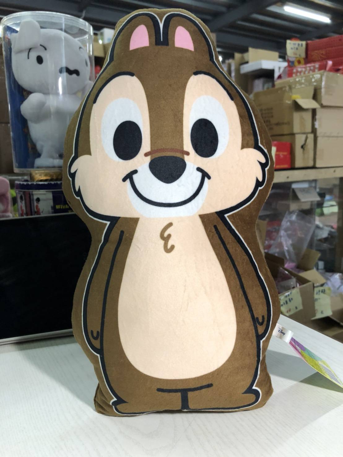 大賀屋 正版 奇奇 抱枕 娃娃 玩偶 公仔 玩具 兒童玩具 兒童抱枕 兒童枕頭 兒童玩偶 迪士尼 T00120431